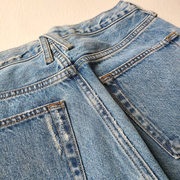 SLVERLAKE Hero Last Goodbye High Waist Ankle Blue Jeans Raw Hem Womens Size 27 - Picture 14 of 14